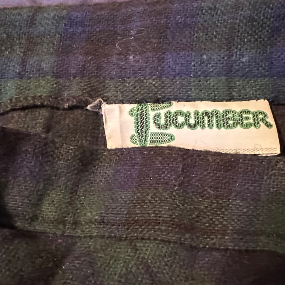 Elegant Green Plaid A-Line Skirt - Picture 3 of 3